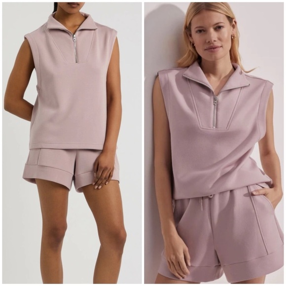 Varley Magnolia Sleeveless Half Zip Tank SZ S - Picture 1 of 9